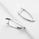 Срібні сережки Джорджія 3402 фото 1