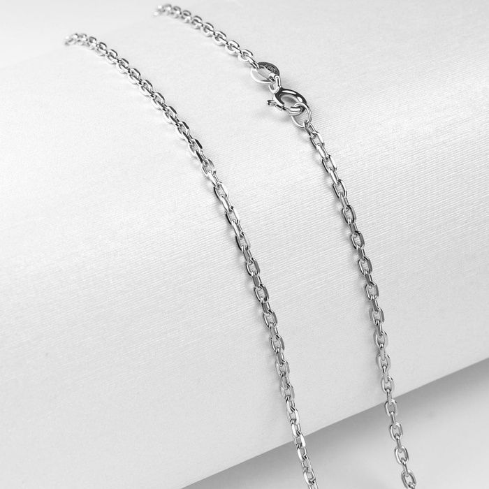 Срібний ланцюжок Якірка середня 55см 6047 фото