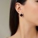 Серебряные серьги Клиф большие с ониксом 4730 фото 5