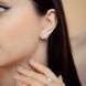 Серебряные серьги Звездочка 4394 фото 5