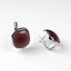 Серебряные серьги Белла с пурпурным улекситом 3745 фото 1
