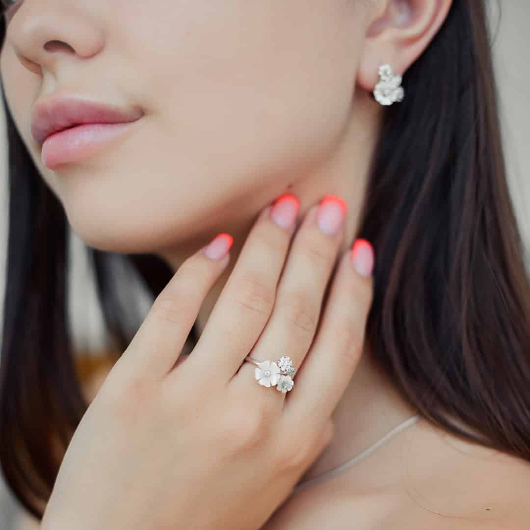 Серебряное кольцо Летние цветы | SILVA | SILVA Серебряное кольцо Летние цветы | SILVA Серебряное кольцо Летние цветы SILVA